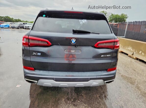 5UXCR4C02L9B52045 2020 BMW X5 Gray Front interior view