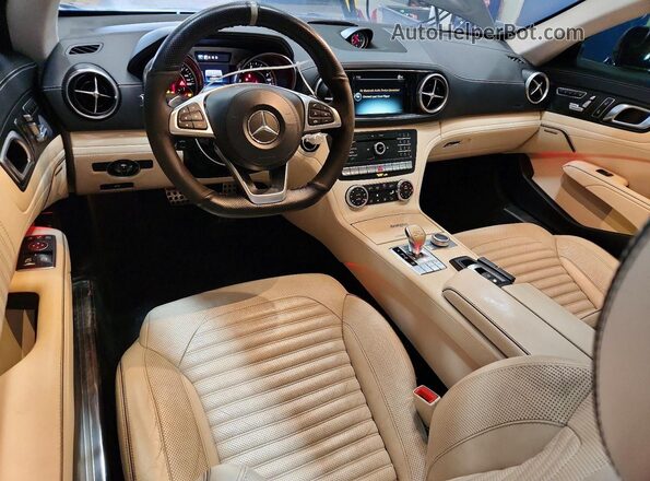 WDDJK7DA8HF049925 2017 MERCEDES-BENZ SL Blue Instrument cluster view