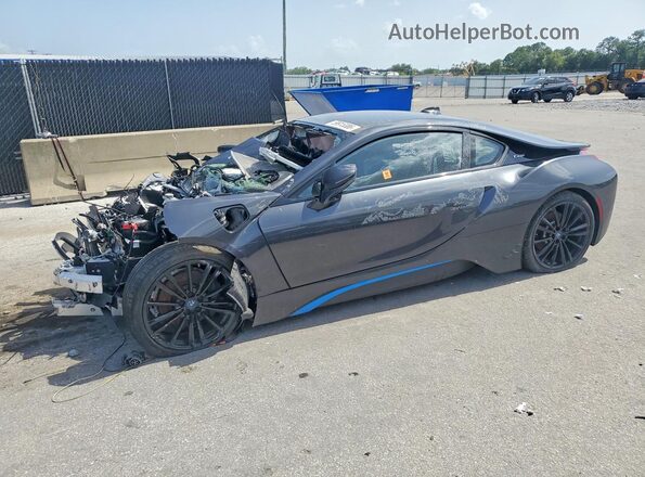 WBY2Z4C5XKVB81936 2019 BMW I8 Серый Задняя левая четверть