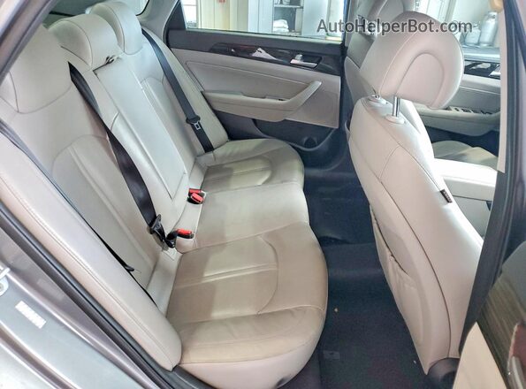 KMHE54L28HA059763 2017 HYUNDAI SONATA Gray Вид задньої частини салону