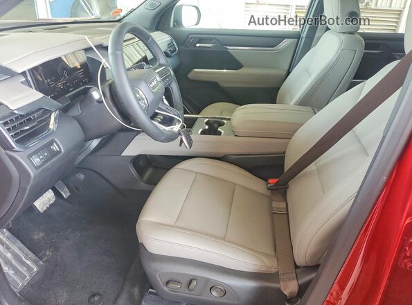 1GKENKKS5TJ344833 2026 GMC ACADIA Красный Вид салона спереди