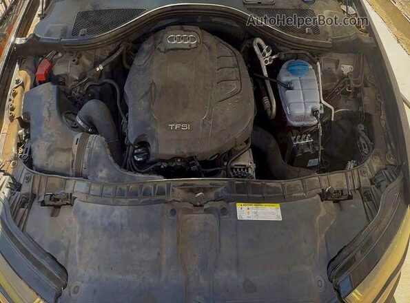 WAUD8AFC9JN015745 2018 AUDI A6 Blue Vista del salpicadero