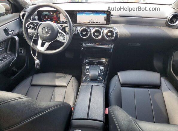 WDD3G4EB0KW001892 2019 MERCEDES-BENZ A-CLASS White Instrument cluster view