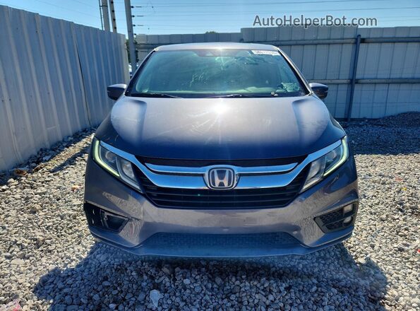 5FNRL6H70JB050399 2018 HONDA ODYSSEY Gray Հետևի տեսք