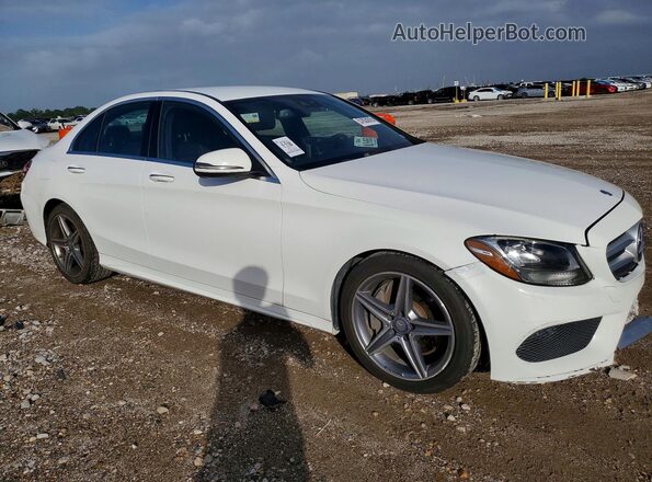 55SWF4JB5HU194150 2017 MERCEDES-BENZ C White Front view