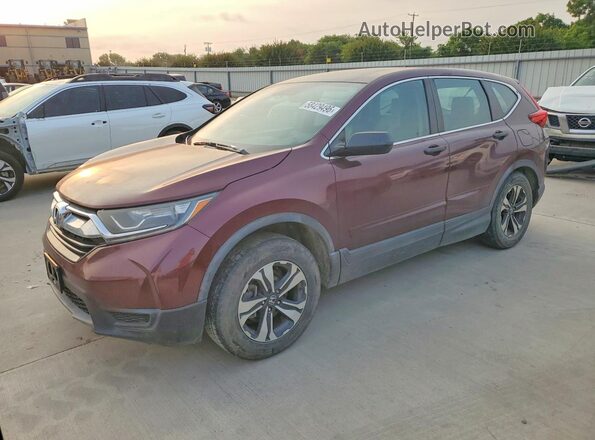 5J6RW5H37HL001474 2017 HONDA CR-V Burgundy Rear left