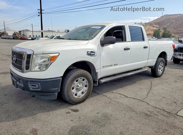 1N6BA1F11HN512017 2017 NISSAN TITAN White Задня ліва чверть