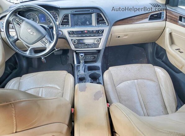 5NPE34AF6GH310464 2016 HYUNDAI SONATA Black Սարքավորումների վահանակի տեսք