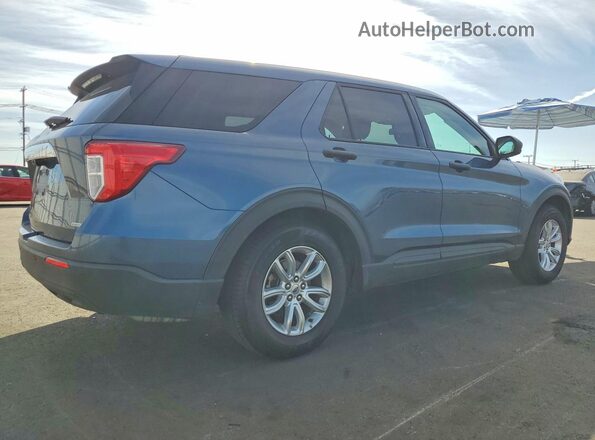 1FMSK7BH2LGB31081 2020 FORD EXPLORER Blue Przód prawy