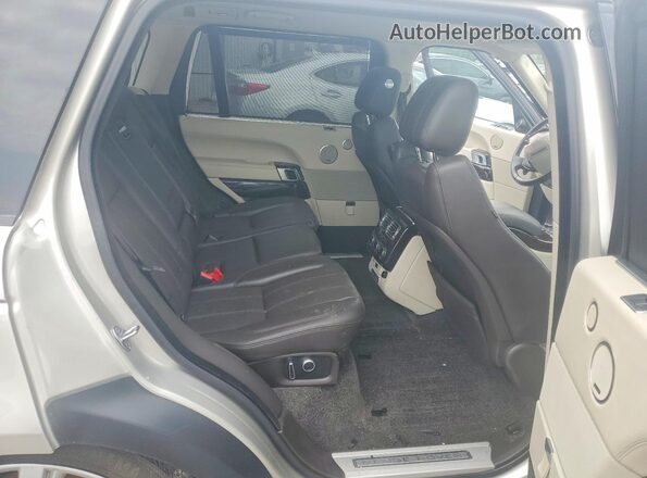 SALGS3EF9GA257520 2016 LAND ROVER RANGE Silver Widok komory silnika