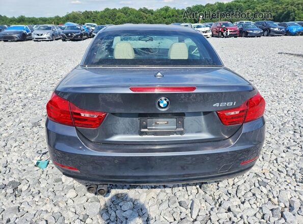 WBA3V7C5XG5A27427 2016 BMW 4 SERIES Gray Widok wnętrza z przodu