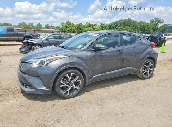 NMTKHMBX7JR016888 2018 TOYOTA C-HR Gray Задня ліва чверть