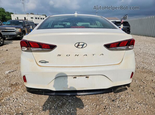 5NPE34AF6JH728112 2018 HYUNDAI SONATA White Սալոնի դիմացի տեսք