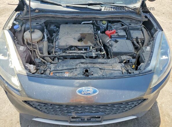 1FMCU0F61LUA26354 2020 FORD ESCAPE Black Вид підкапотного простору