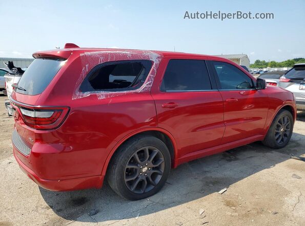 1C4SDJCTXHC785601 2017 DODGE DURANGO Red Front right