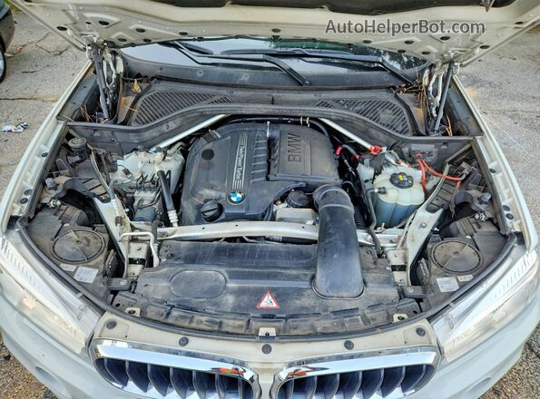 5UXKR0C59G0P27345 2016 BMW X5 Белый Вид подкапотного пространства