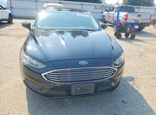 3FA6P0HD0JR257521 2018 FORD FUSION Black Հետևի տեսք