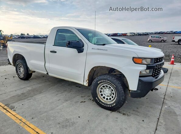 3GCNYAEF9LG322346 2020 CHEVROLET SILVERADO White წინა ხედი