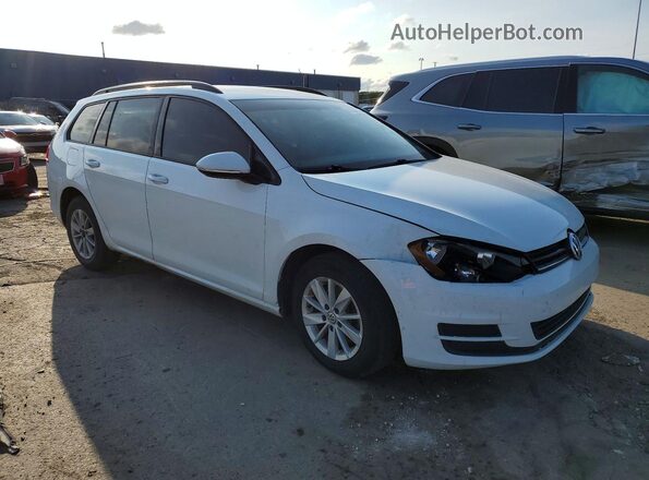 3VWC17AU0HM536800 2017 VOLKSWAGEN GOLF Белый Вид спереди