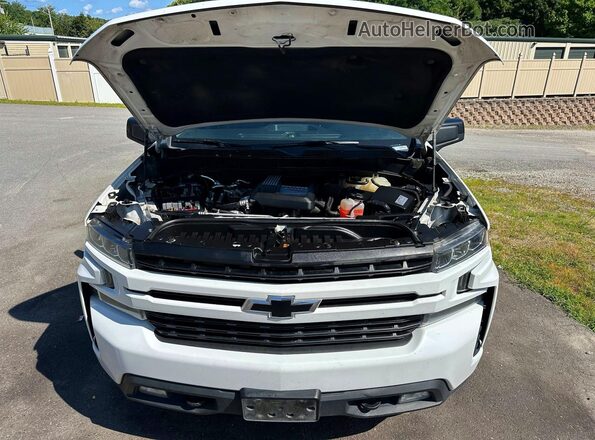 1GCUYEET0MZ130405 2021 CHEVROLET SILVERADO White Вид ззаду