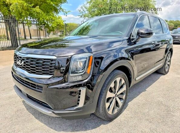 5XYP64HC4NG204790 2022 KIA TELLURIDE Black Trasero izquierdo