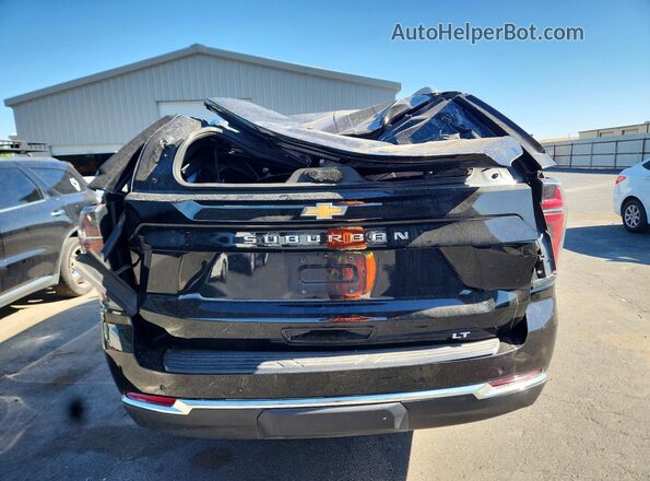 1GNS5CRD0SR205132 2025 CHEVROLET SUBURBAN Черный Вид салона спереди