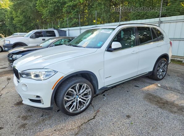 5UXKR0C59G0P27345 2016 BMW X5 Белый Задняя левая четверть