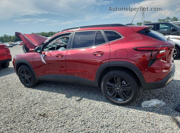 KL77LKE29RC056524 2024 CHEVROLET TRAX Бордовый Задняя правая четверть