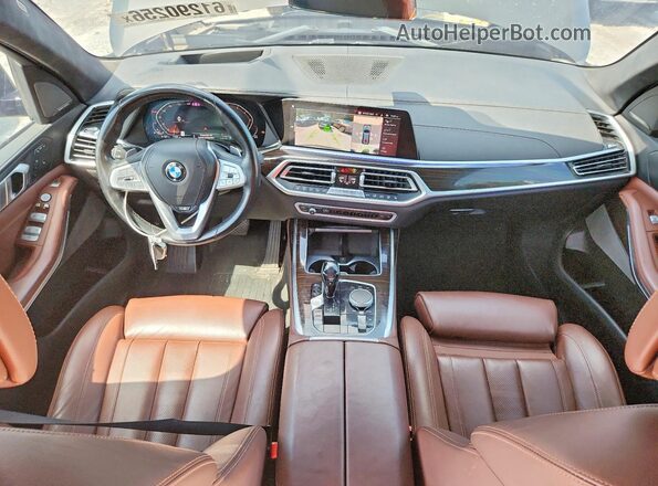 5UXCX4C53KLS39033 2019 BMW X7 Gray Սարքավորումների վահանակի տեսք