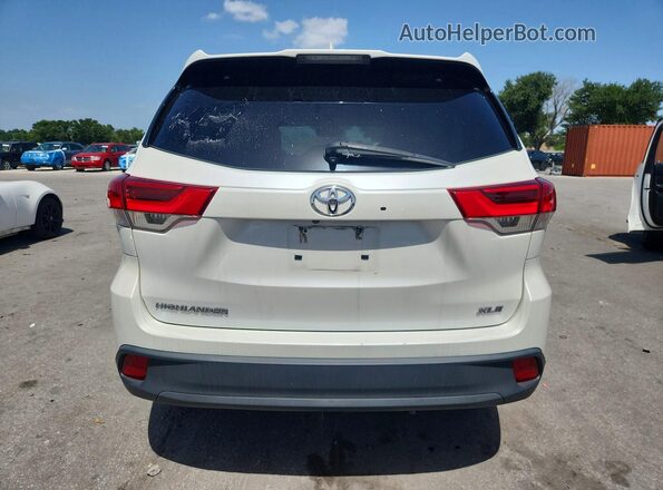 5TDKZRFH0KS342774 2019 TOYOTA HIGHLANDER White წინა სალონის ხედი
