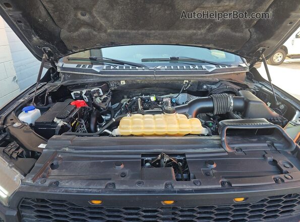 1FTEW1EP9JKF18355 2018 FORD F150 Black Vista del salpicadero