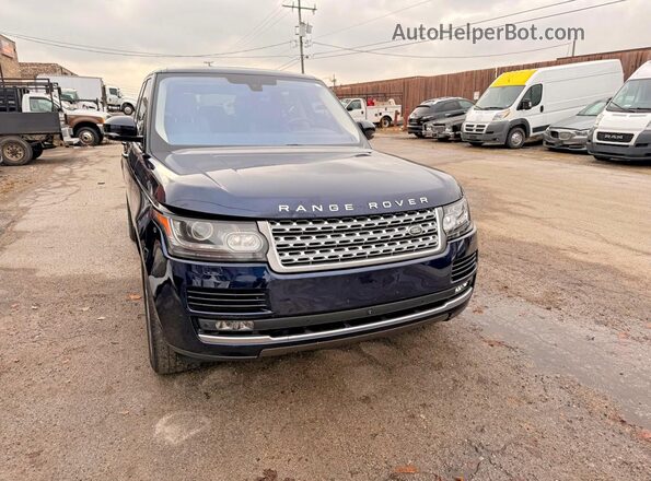 SALGS2VF5GA263311 2016 LAND ROVER RANGE Blue Задня права чверть