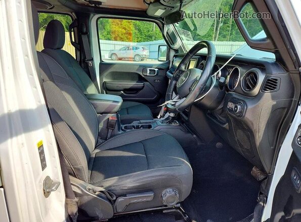 1C4HJXKN8MW672697 2021 JEEP WRANGLER White წინა პანელის ხედი