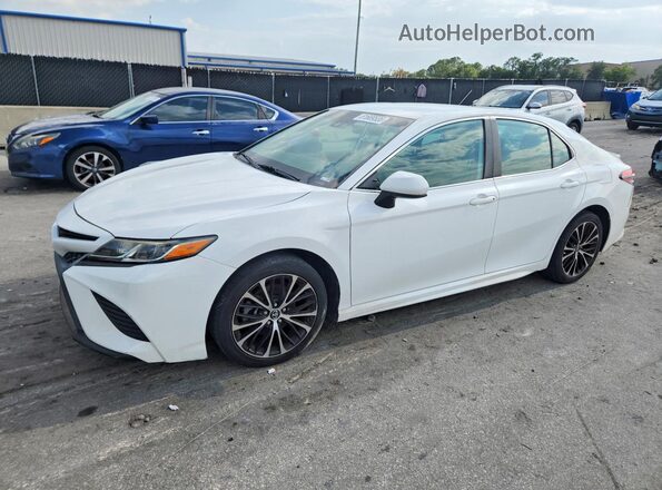 4T1B11HK9KU268473 2019 TOYOTA CAMRY White უკანა მარცხენა