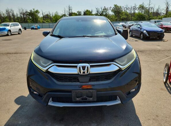 2HKRW2H8XHH644373 2017 HONDA CR-V Black Հետևի տեսք