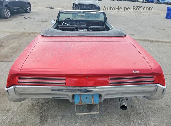 266677P244605 1967 PONTIAC GRAND Red Հետևի տեսք