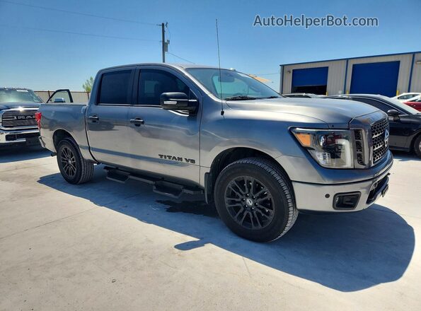 1N6AA1E51KN528726 2019 NISSAN TITAN Gray Вид спереду