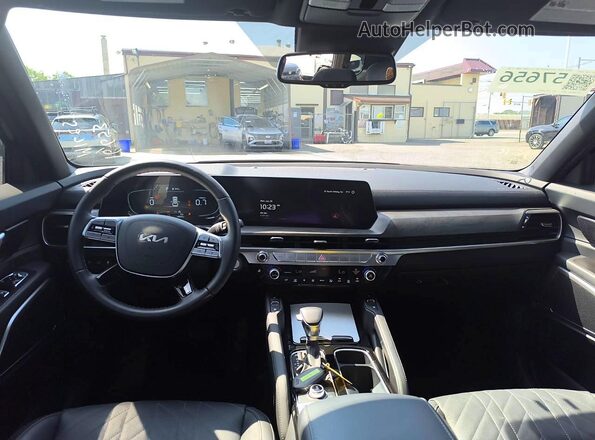 5XYP3DGC2SG614607 2025 KIA TELLURIDE Black Widok tylnych siedzeń