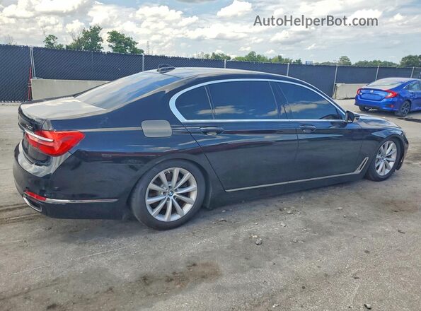 WBA7E4C50JGV23989 2018 BMW 7 SERIES Black Przód prawy
