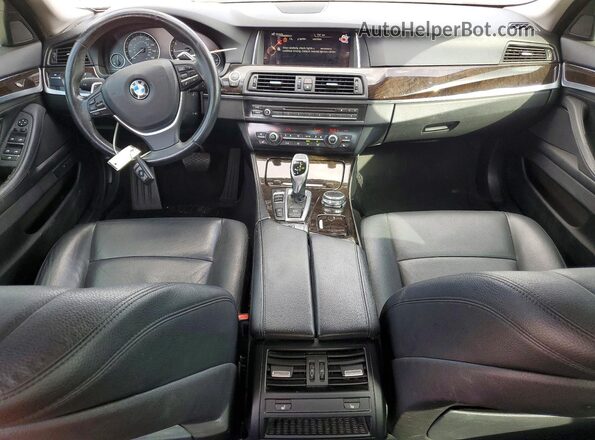 WBA5A7C53GG147088 2016 BMW 5 SERIES Black Вид щитка приладів