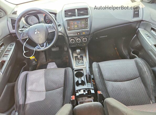 JA4AP4AUXKU002613 2019 MITSUBISHI OUTLANDER White Vista del cuadro de instrumentos