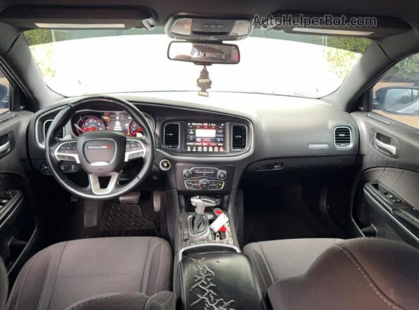 2C3CDXCT2GH227586 2016 DODGE CHARGER Gray Հետևի նստատեղերի տեսք