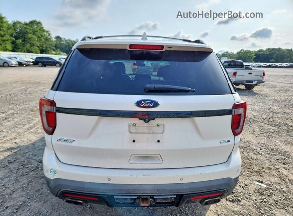 1FM5K8GT6GGC53402 2016 FORD EXPLORER White Front interior view