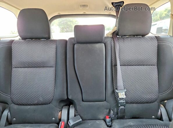 JA4AD2A34KZ011525 2019 MITSUBISHI OUTLANDER Black Widok wnętrza z tyłu