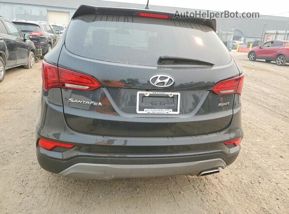 5XYZT3LB5JG545197 2018 HYUNDAI SANTA FE Black Front interior view