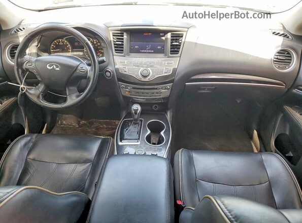 5N1DL0MN8JC507139 2018 INFINITI QX60 Black Սարքավորումների վահանակի տեսք
