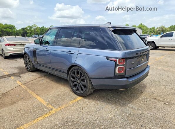 SALGS2RU8LA598291 2020 LAND ROVER RANGE ROVER Синий Задняя правая четверть