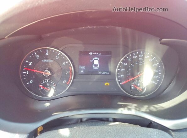 KNAE35LC6K6063939 2019 KIA STINGER Red Vista de los asientos traseros