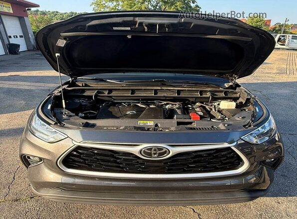5TDHZRBH6LS010646 2020 TOYOTA HIGHLANDER Black Front interior view