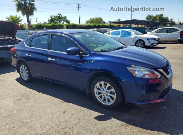 3N1AB7AP0HY241709 2017 NISSAN SENTRA Blue Widok z przodu